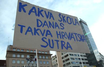 I to je već progres: Hrvatska prosvjeduje zbog obrazovanja