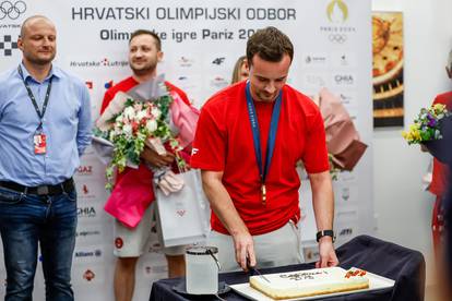 FOTO Ovako slave Hrvati! Sreća nakon četiri osvojene medalje