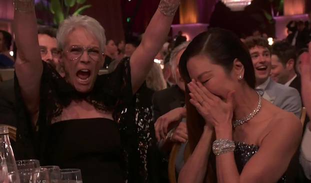 An emotional Michelle Yeoh tells Golden Globes to: “Shut Up!” after trying to cut her acceptance speech short