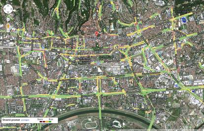 Prvi u regiji: Google pokazuje uživo gdje je gužva u Zagrebu