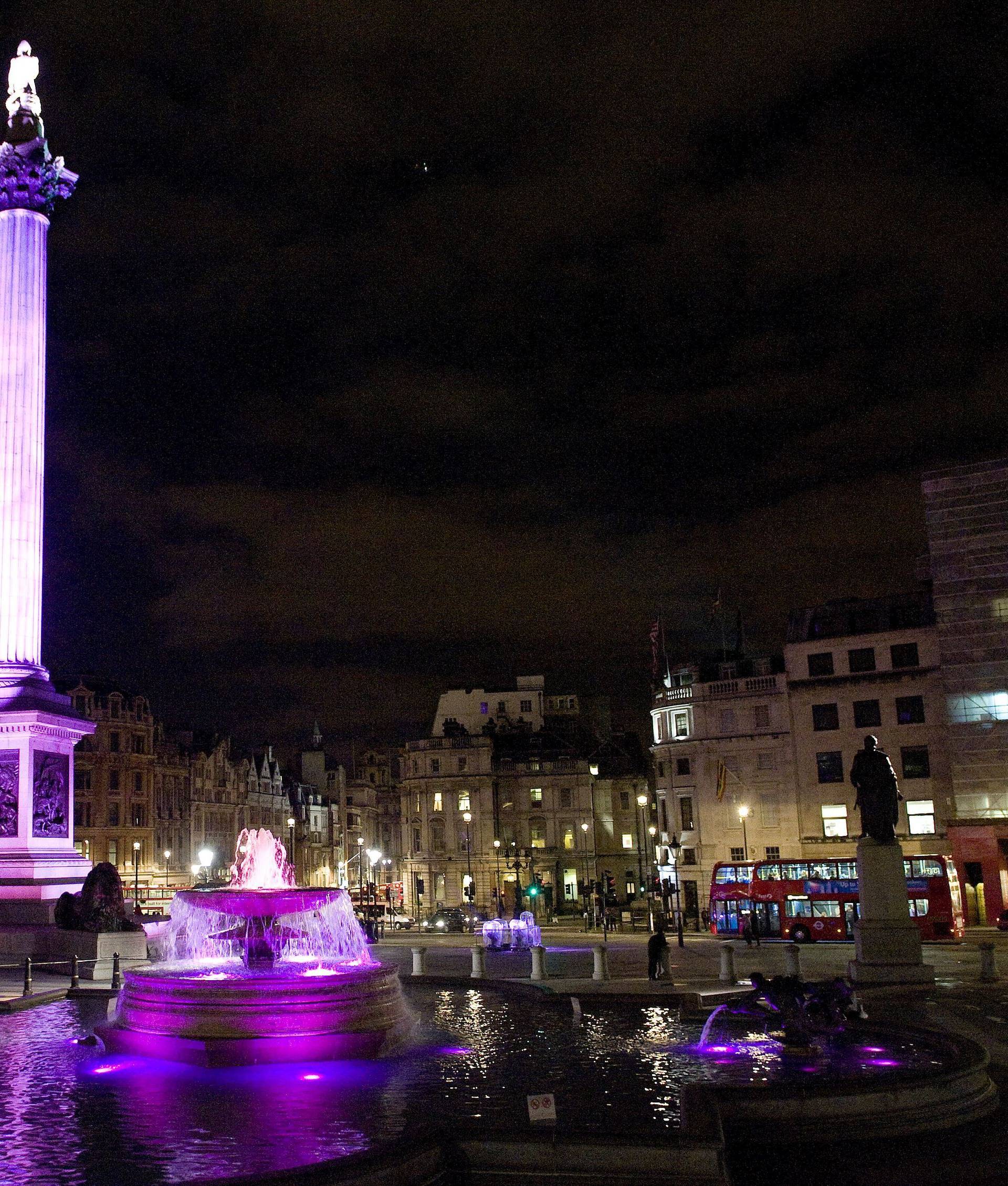 Landmarks turn pink for charity