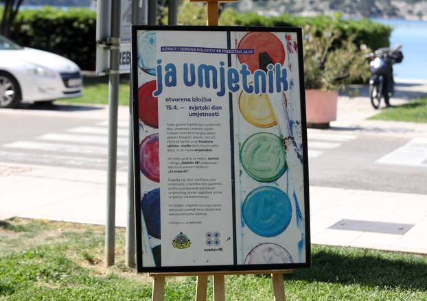 Šibenik: Jedanaest autora obilježilo Svjetski dan umjetnosti izlažući u okviru pop up izložbe „Ja umjetnik”