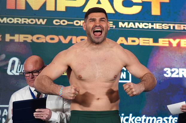 Manchester: Službeno vaganje uo?i me?a Joe Joyce - Filip Hrgovi?