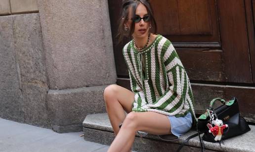 Kratke hlače od trapera: Lijepa pastelna nijansa plave boje