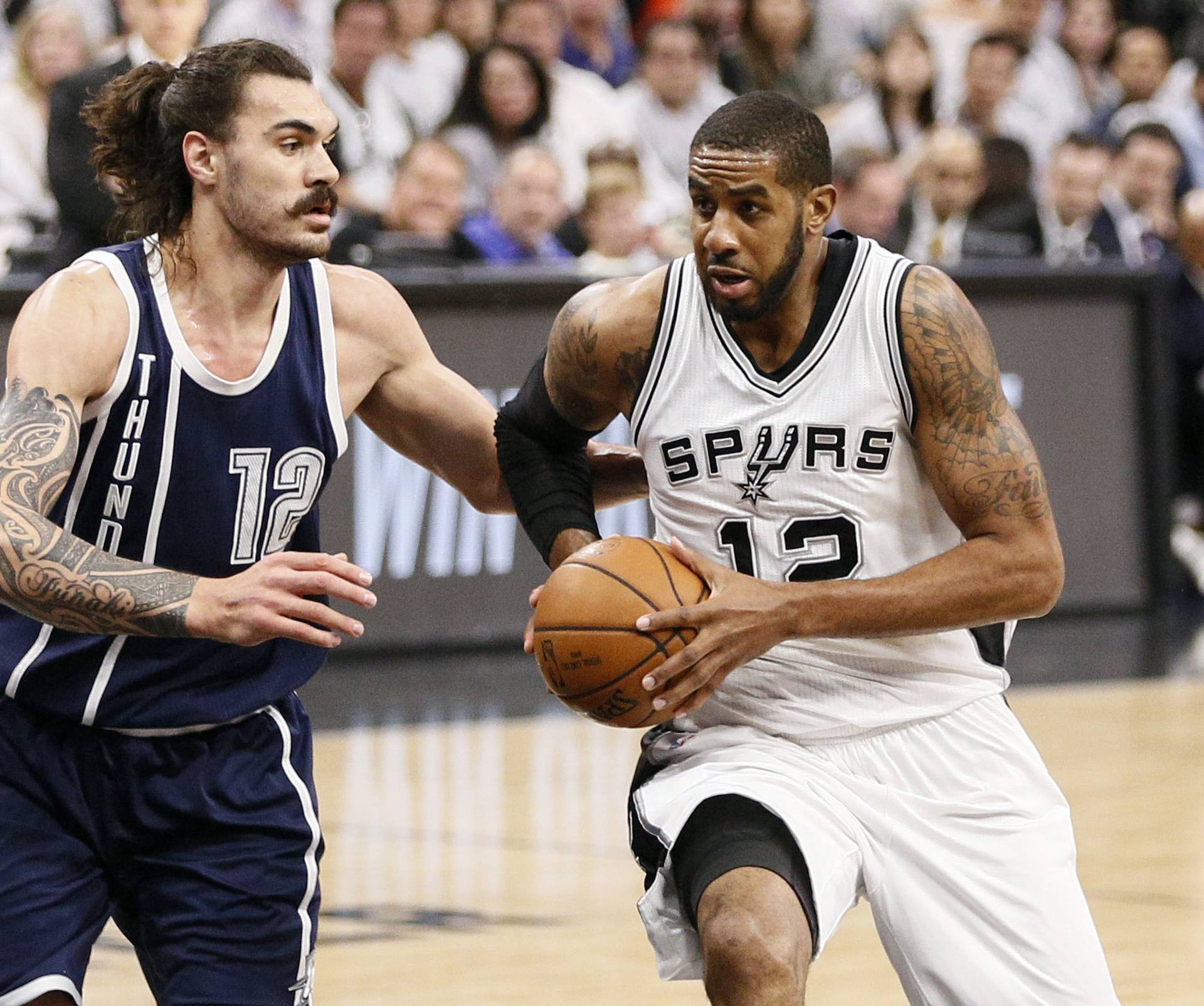 NBA: Playoffs-Oklahoma City Thunder at San Antonio Spurs