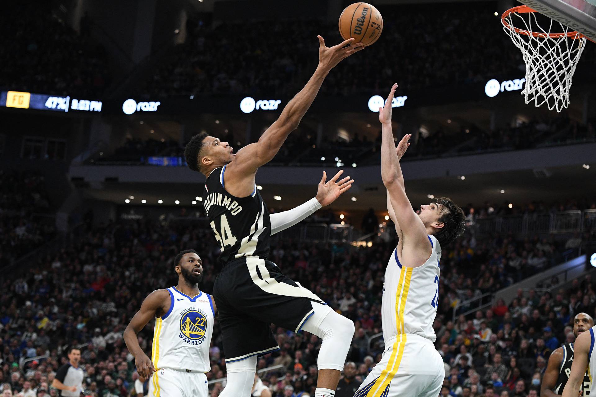 NBA: Golden State Warriors at Milwaukee Bucks