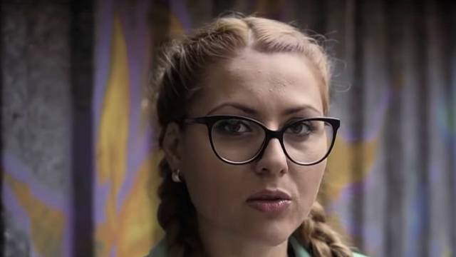 Video grab shows Bulgarian TV journalist Marinova in Ruse