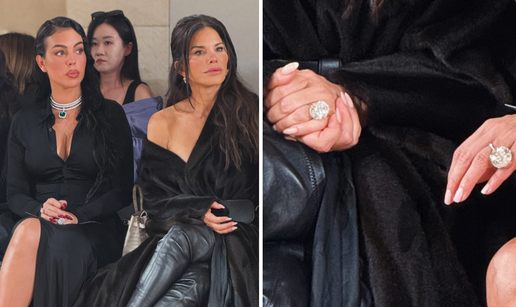 Kakva parada luksuza u Parizu! Lauren i Georgina pretvorile su reviju u dvoboj dijamanata