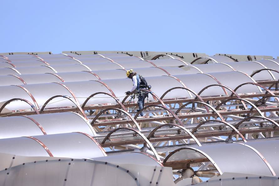 Split: Uklanjanje opasnih dijelova krova stadiona Poljud