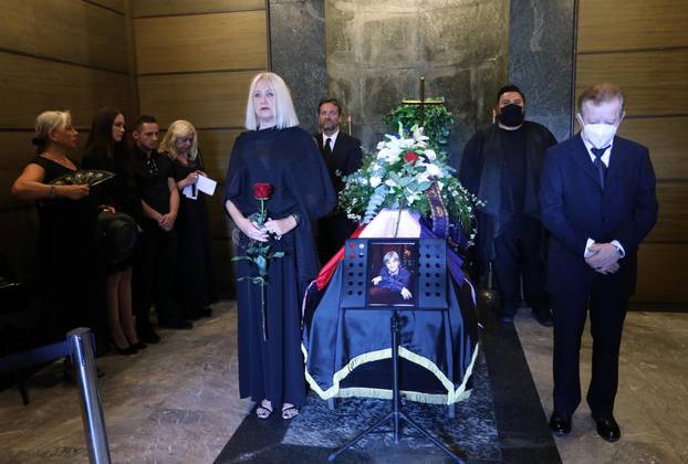 Zagreb: Posljednji ispraćaj Rajka Dujmića na groblju Krematorij