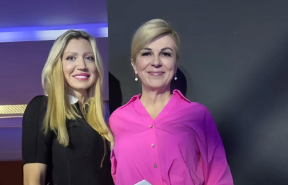 FOTO Blanka Mateša i Kolinda Grabar-Kitarović se zajedno fotkale. Pažnju privukle hlače