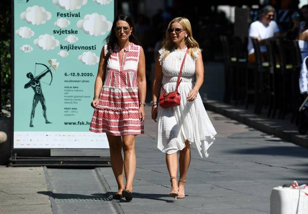 Zagreb: Ana Šikić, bivša supruga Zorana Mamića, s prijateljicom prošetala gradom
