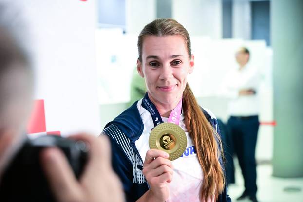 Zagreb: Povratak Sare Kolak nakon zlatne medalje u bacanju koplja na Europskom prvenstvu u Birminghamu
