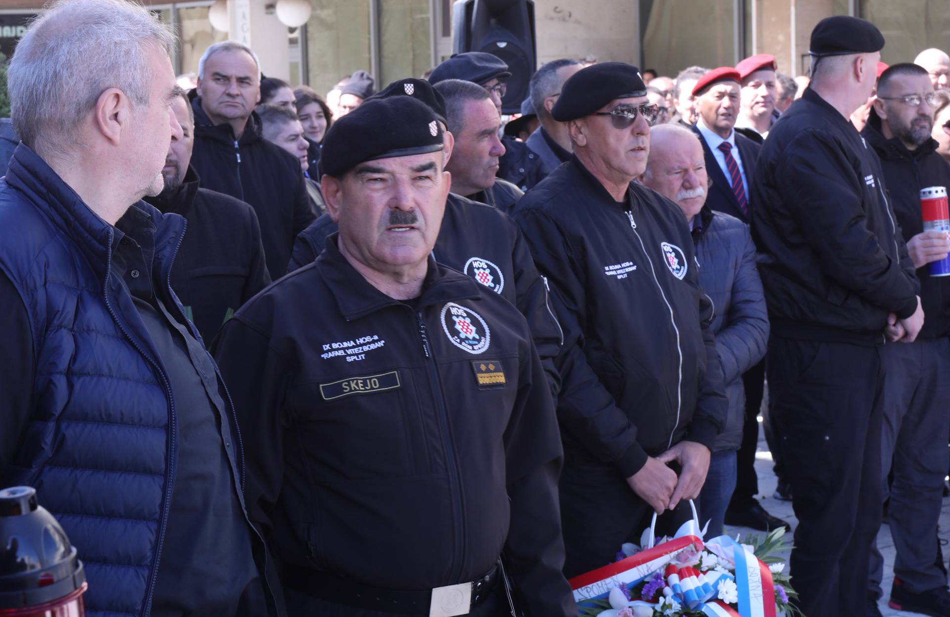 Split: Obilježena godišnjica 9. bojne HOS-a