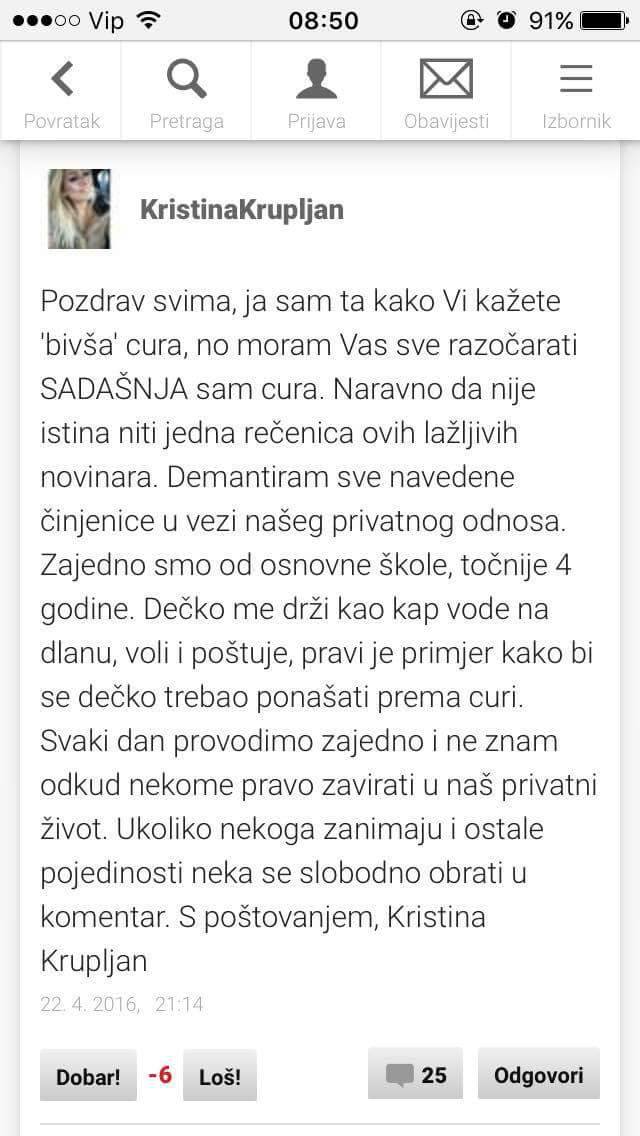 Majka ubijene Kristine: 'Ubio je moju najmiliju, a bila je trudna'