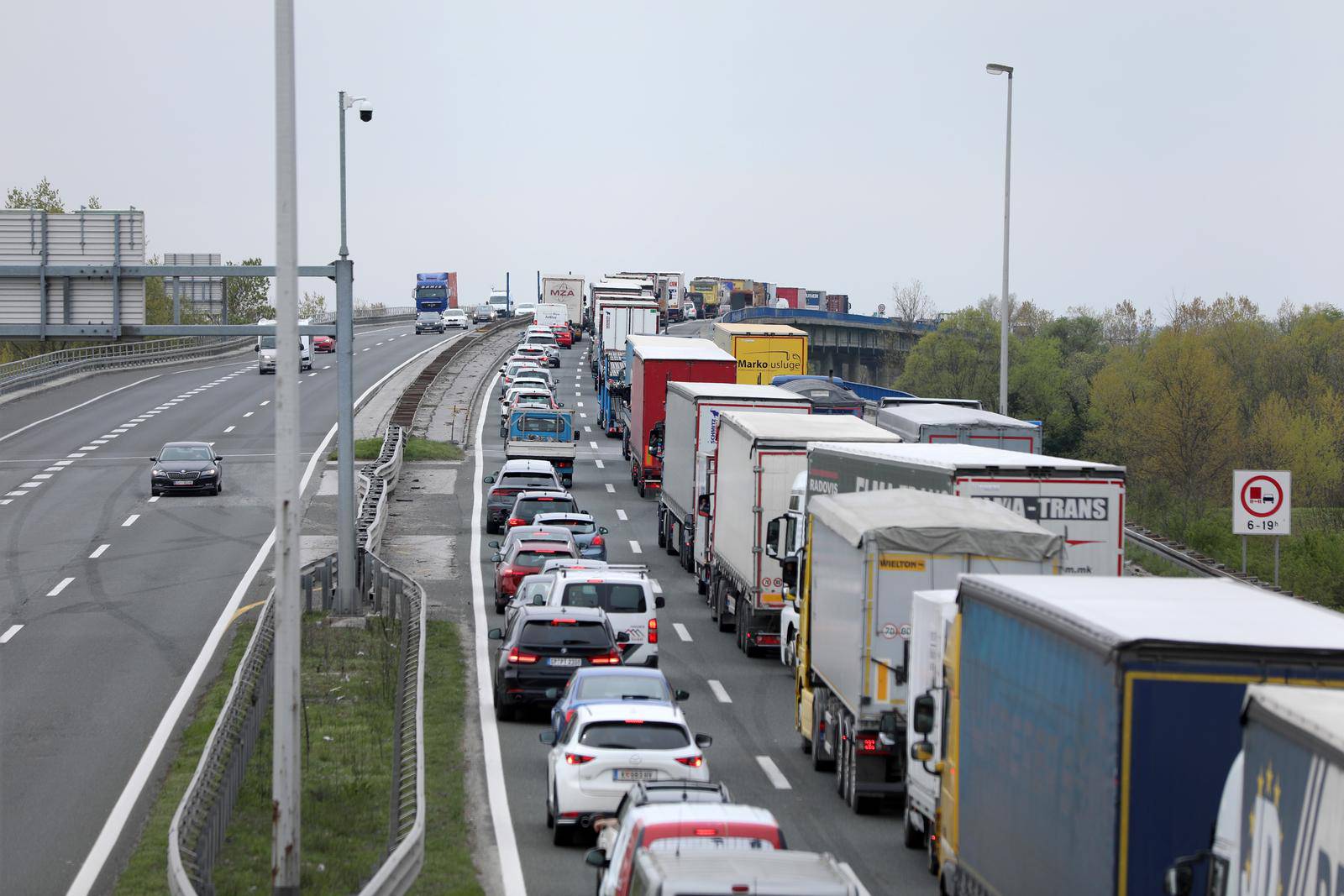 Zagreb: Gužve na obilaznici zbog početka radova