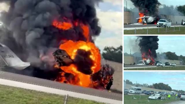 Mali avion pao na autocestu u Floridi, poginulo dvoje ljudi