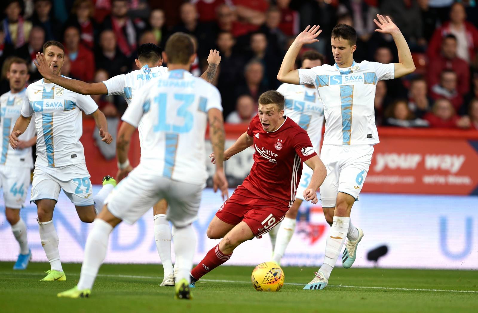 Aberdeen v Rijeka - UEFA Europa League - Third Qualifying Round - Second Leg - Pittodrie Stadium