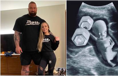 Thor i žena čekaju dijete: Na fotki ultrazvuka beba drži uteg