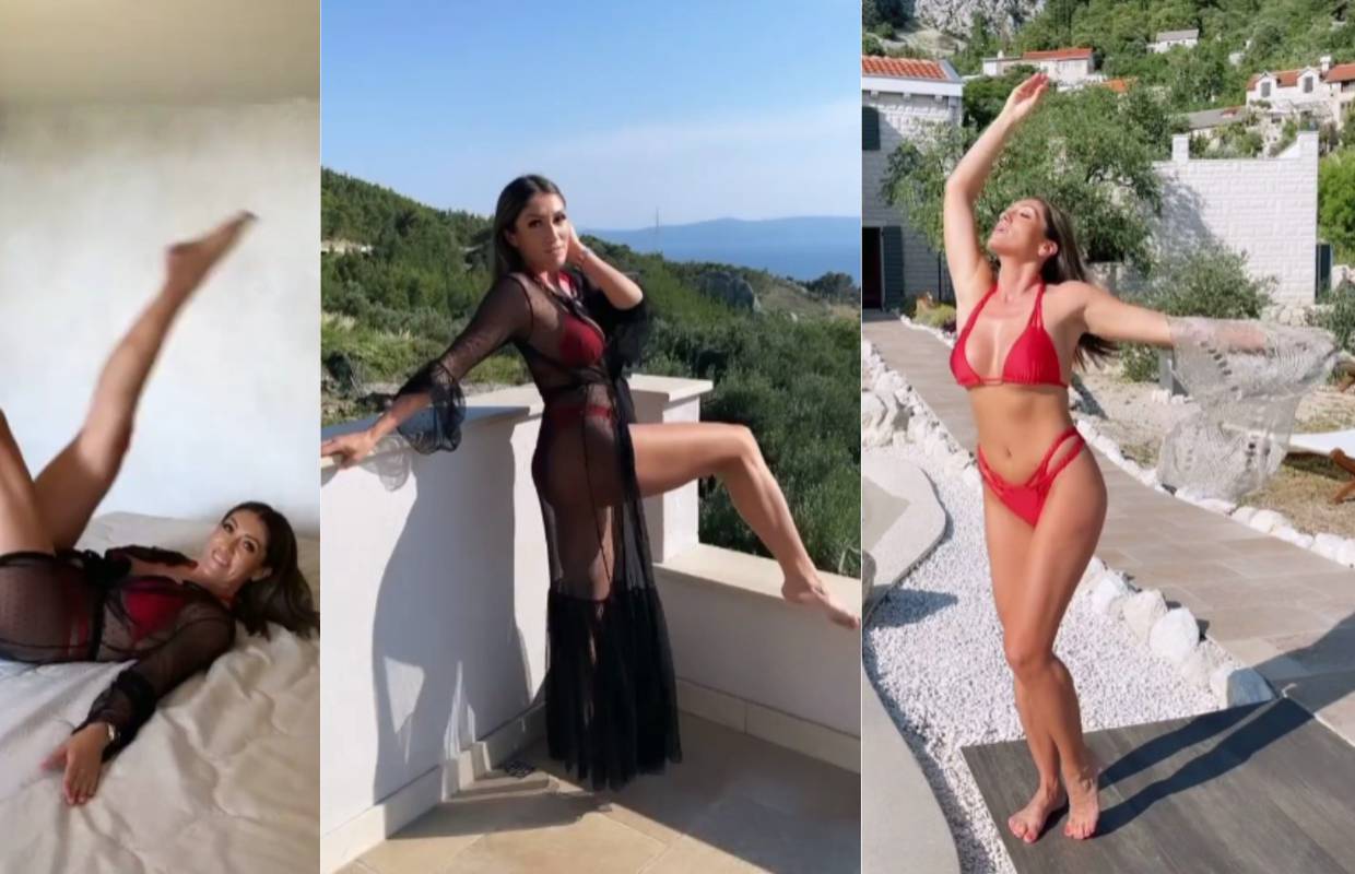Hana Hadžiavdagić uživa na odmoru: baca se po krevetu i isprobava razne uske bikinije...