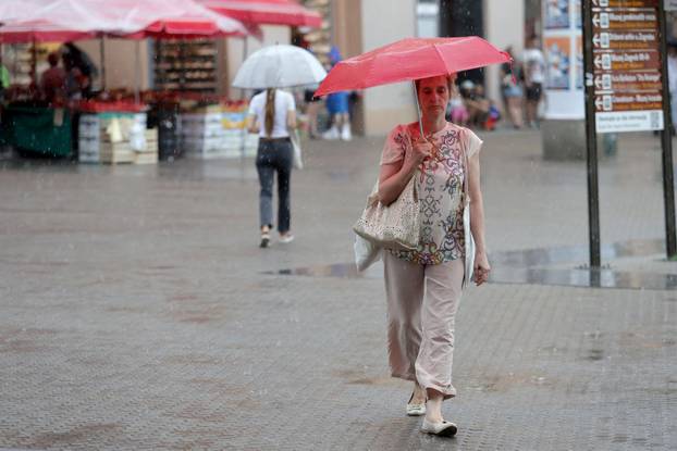 Ljetna kiša u Zagrebu