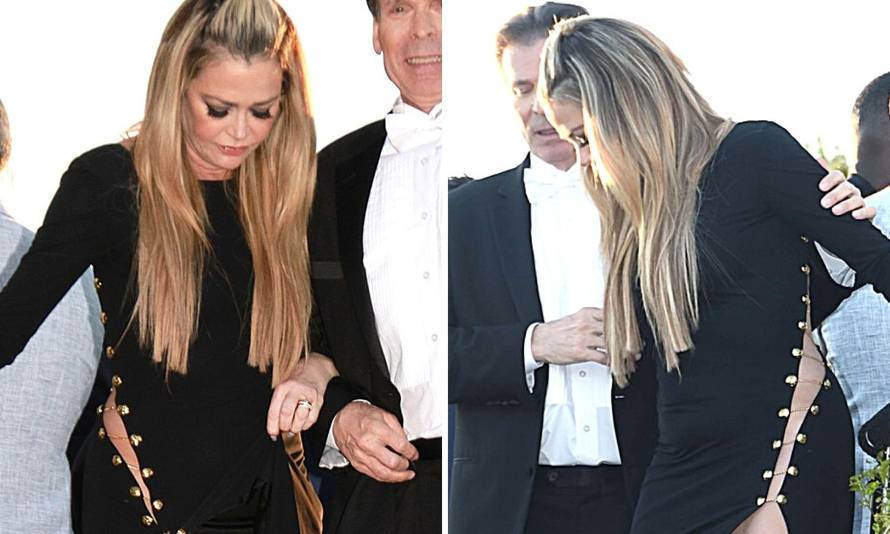 FOTO Denise Richards bez gaćica u Cannesu. Sve joj se vidjelo kroz veliki prorez na haljini...