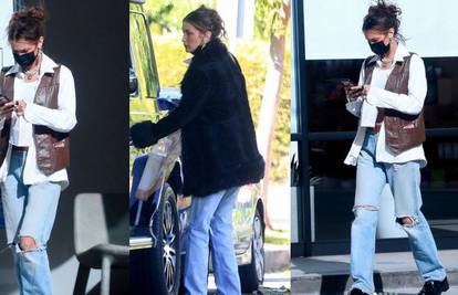 Bella Hadid ima omiljene hipi komade: Kožnati prsluk i bunda