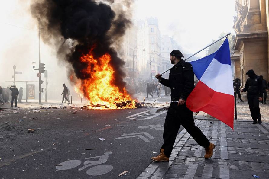 Nationwide protests in France against the cost of living