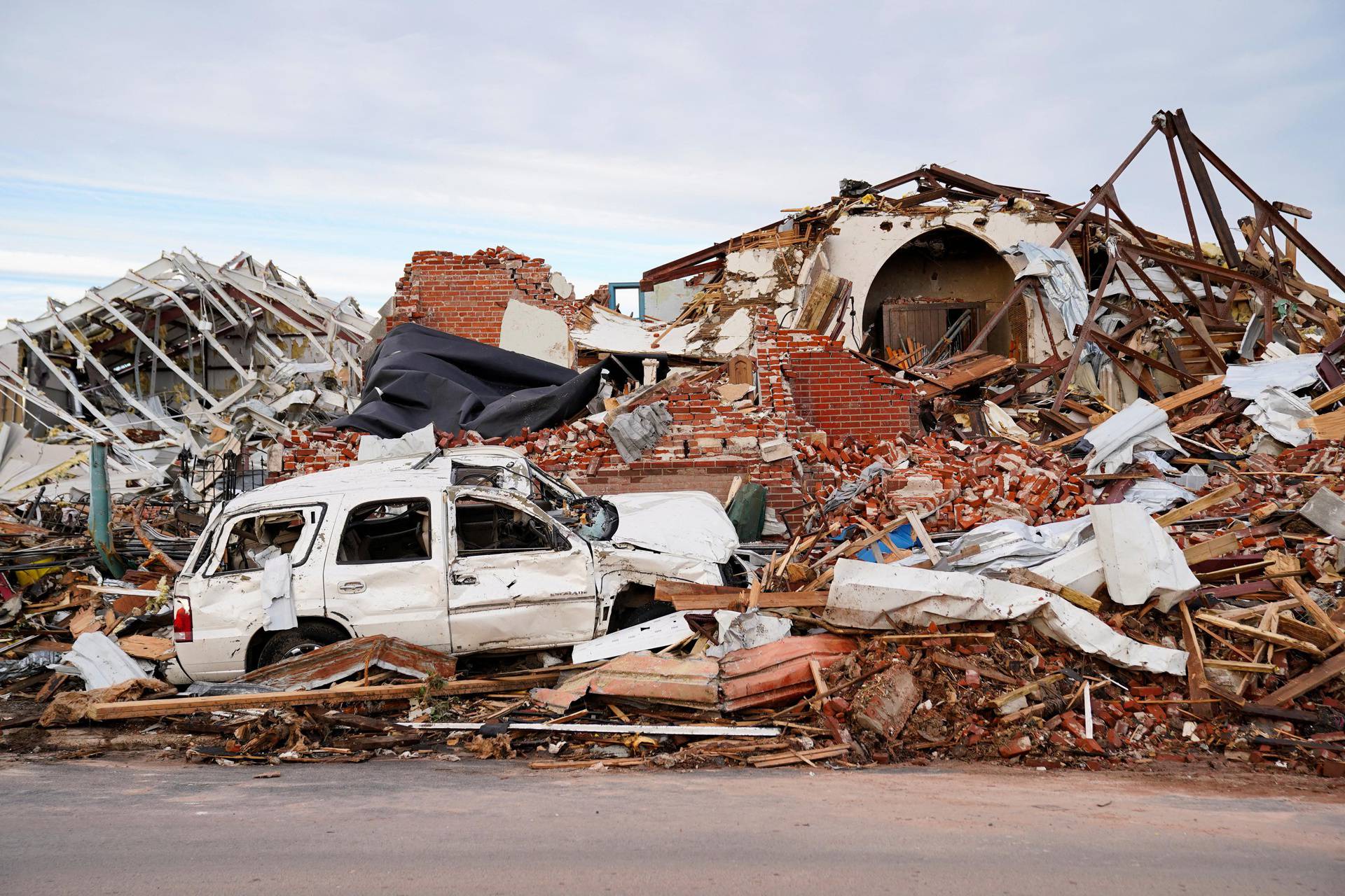 Devastating outbreak of tornadoes ripped through several U.S. states