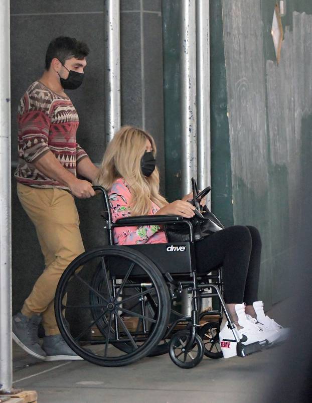 EXCLUSIVE: Wendy Williams is Spotted in a Wheelchair as She Takes Some Time Off From Her Show in New York City