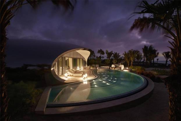 FOTO Shebara Resort je dragulj moderne arhitekture! Spavate u 'školjki' koja pluta na moru...