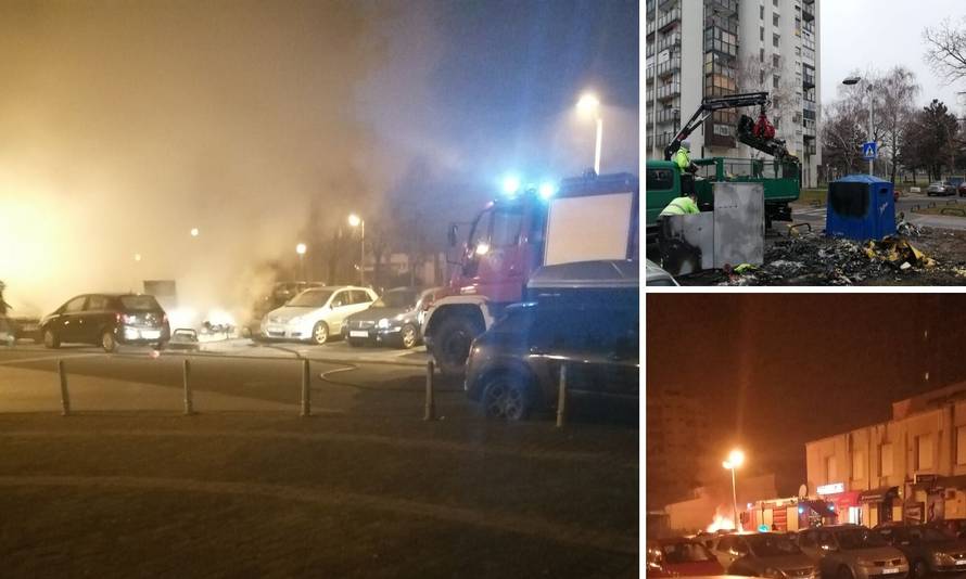 Palili kontejnere u Gajnicama, vatra oštetila četiri automobila