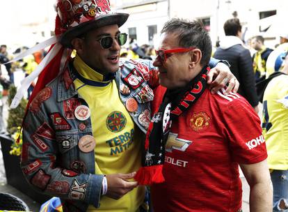 Europa League Final - Fans in Gdansk ahead of the Europa League final Villarreal v Manchester United