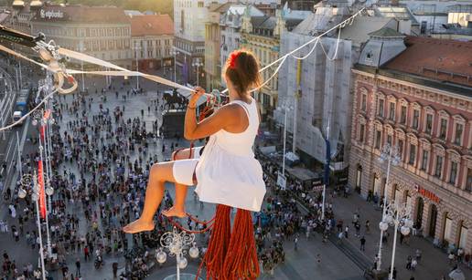 Hodala je iznad Zagreba po &zcaron;ici, a sada ponovila podvig