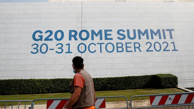 Preparations for Rome's G20 summit