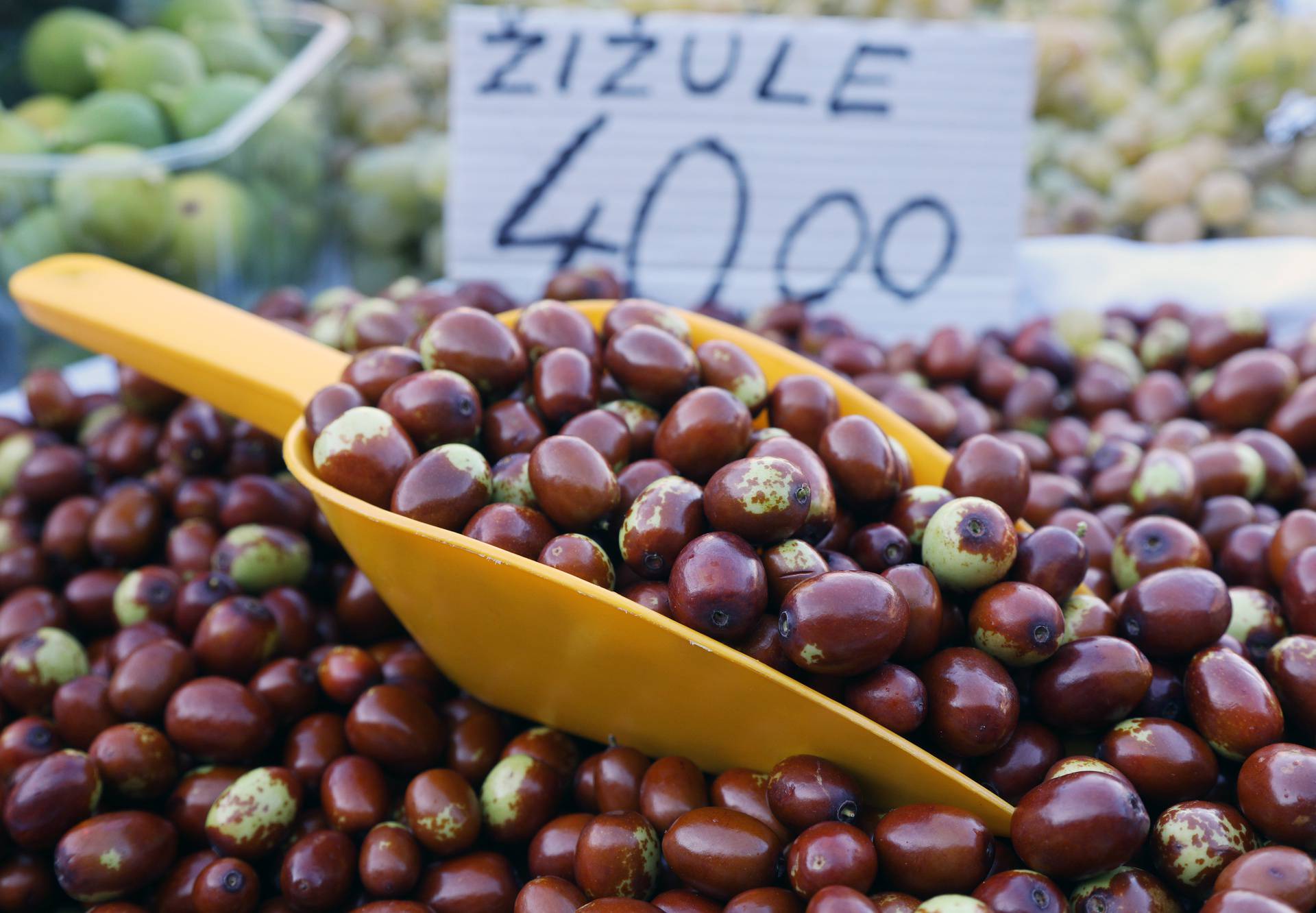 Šibenik: Prve ovogodišnje žižule na tržnici po cijeni od 40 kuna za kilogram