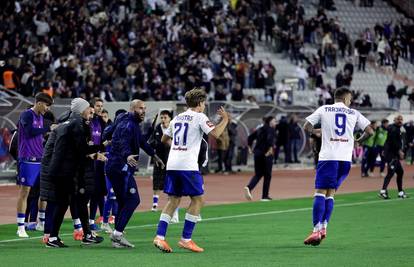 Hajduk - Lokomotiva 1-1: 'Bili' u 98. iščupali bod. Eurogol Frana Karačića poništio je Trajkovski