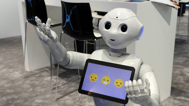 robot 'Pepper' at the Mobile World Congress
