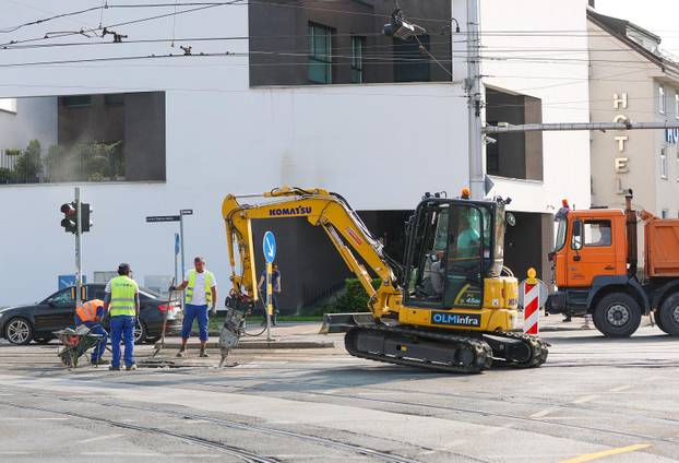 Zagreb: Počeli radovi na križanju Ulice grada Vukovara i Avenije Marina Držića