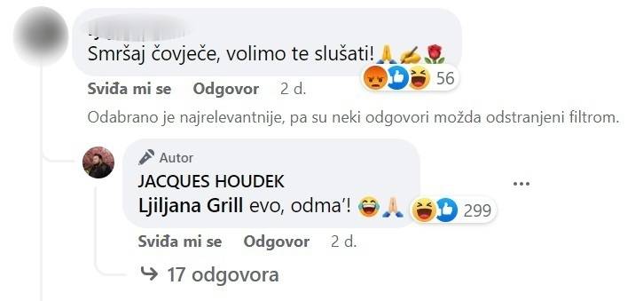 Houdeka napala pratiteljica, on joj nije ostao dužan: Evo odmah