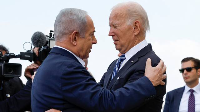 U.S. President Biden visits Israel amid the ongoing conflict between Israel and Hamas