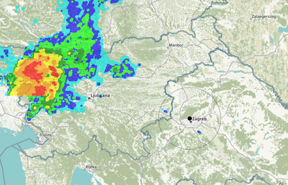Olujno nevrijeme u Sloveniji: Evo kada će stići do Hrvatske