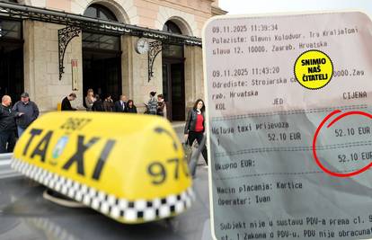 Sjećate se ZG taksi firme koja je 1 km naplatila 1500 €? Imamo novi račun: 'Pa avion je jeftiniji'