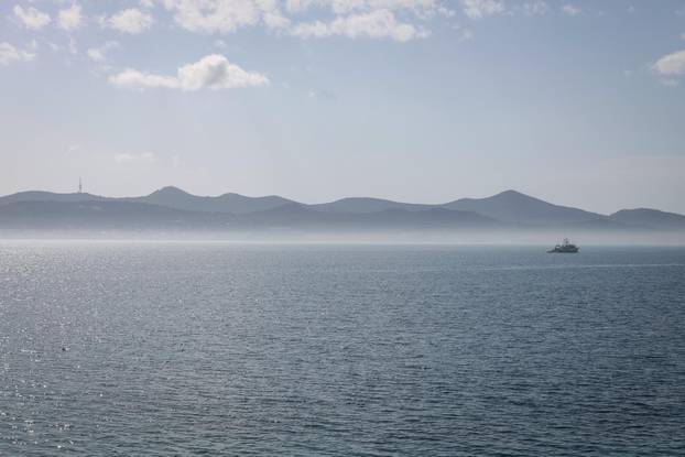 Zadar: Magla na moru