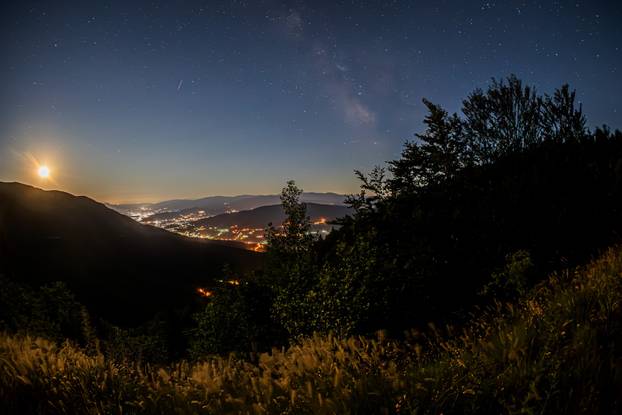 Pogled na Travnik i okolicu sa planine Vlašić