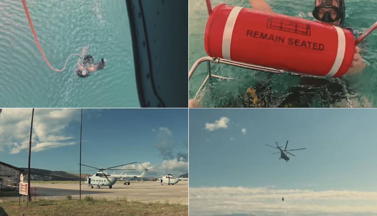 Video HGSS-a: 'Ovako izgleda obuka za spašavanje iz mora'