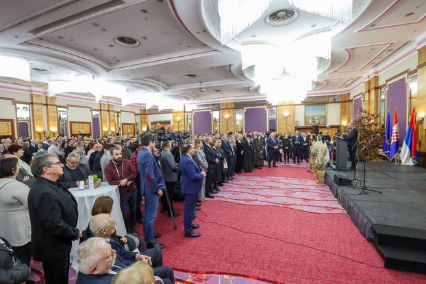 Zagreb: Primanje u prigodi pravoslavnog Božića priredilo je Srpsko narodno vijeće