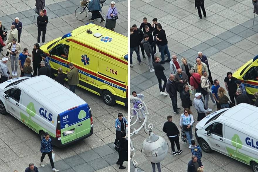 Kombi udario dijete na Trgu bana Jelačića