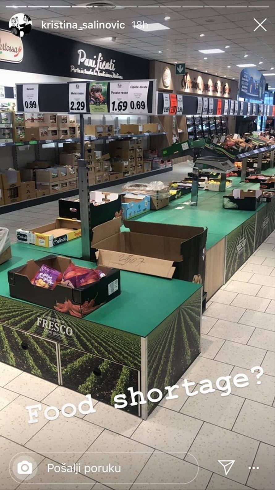 Šalinović iz Milana: Kao da je apokalipsa. Pale sam na svijetu