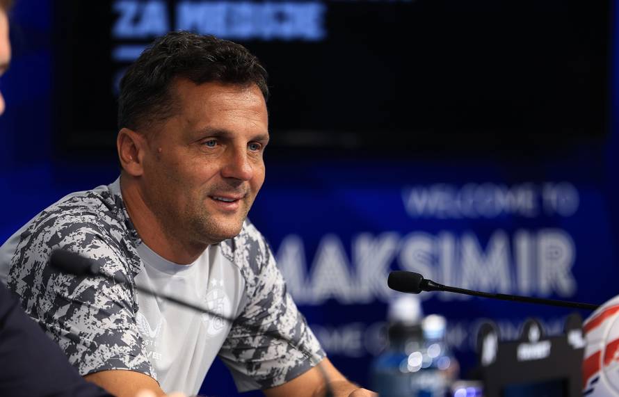 Zagreb: Trener GNK Dinamo, Mario Kovačević, održao konferenciju za medije povodom utakmice s Hajdukom